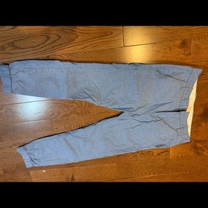 Levi’s blue chambray chinos 28x30
